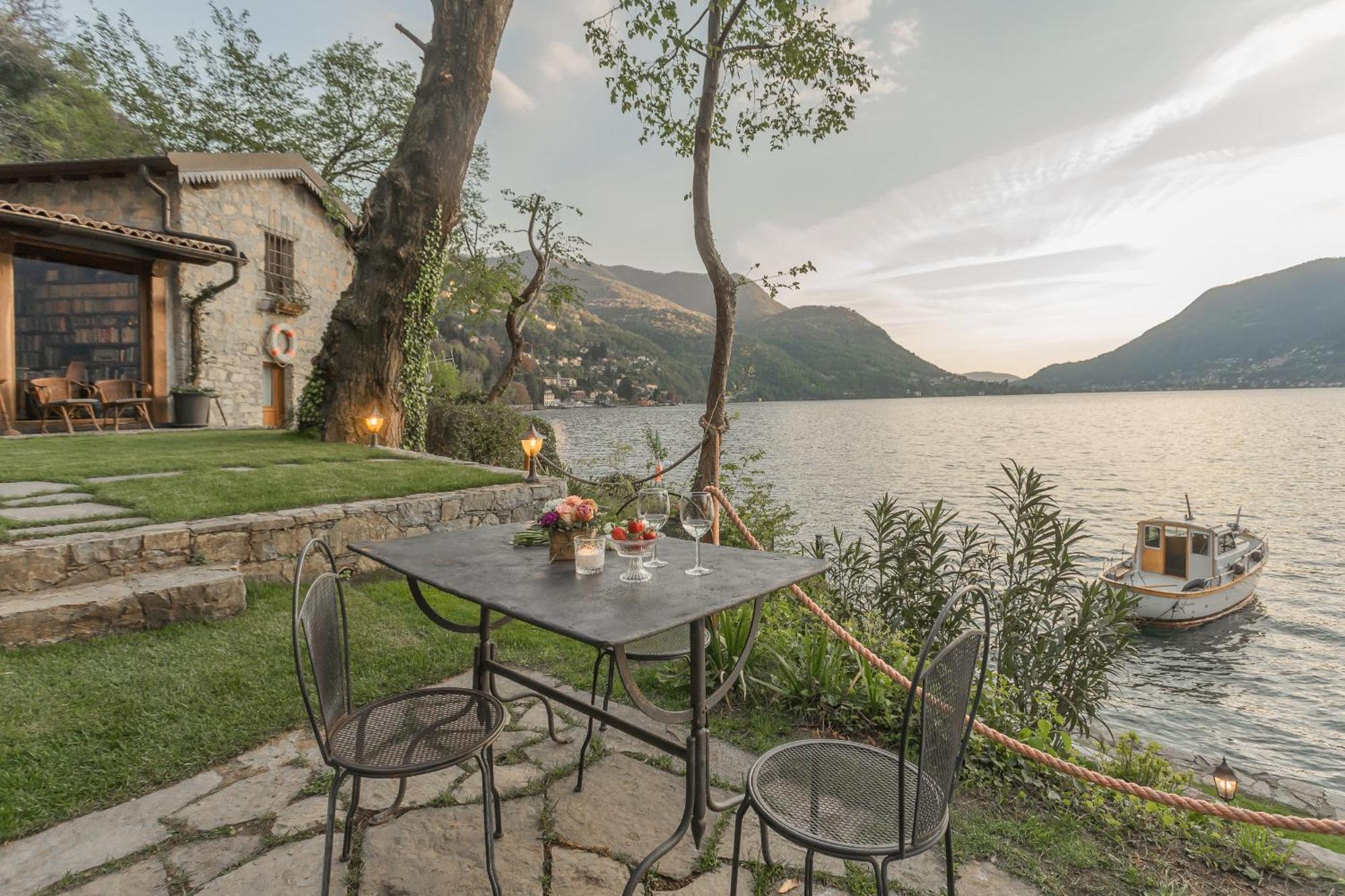 The Writer'S Nest Waterfront Villa By Rent All Como Faggeto Lario Eksteriør bilde